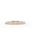 3/4 Pavé Diamond Wedding Band