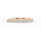 3/4 Pavé Diamond Wedding Band
