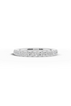 3/4 Pavé Diamond Wedding Band