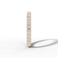 3/4 Pavé Diamond Wedding Band