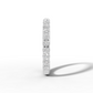 3/4 Pavé Diamond Wedding Band