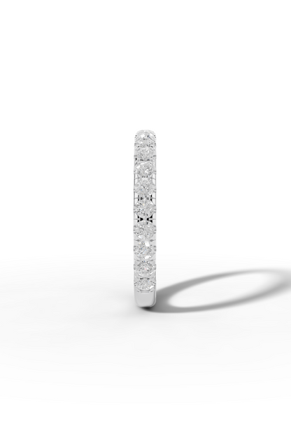 3/4 Pavé Diamond Wedding Band