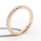 3/4 Pavé Diamond Wedding Band