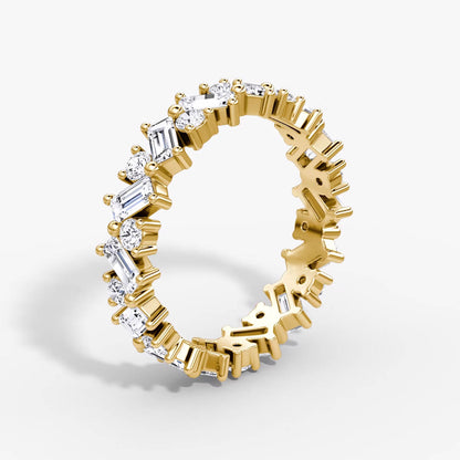 Mixed Shape Eternity Band