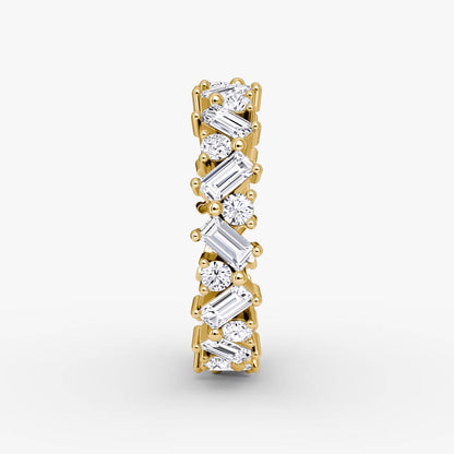 Mixed Shape Eternity Band